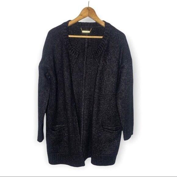 Juicy Couture Cardigan Women's XS Alpaca Wool Blue Knit Chunky City Sweater - Picture 8 of 10